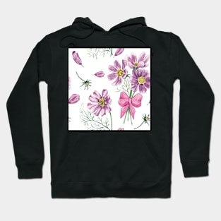 Pattern cosmea Hoodie